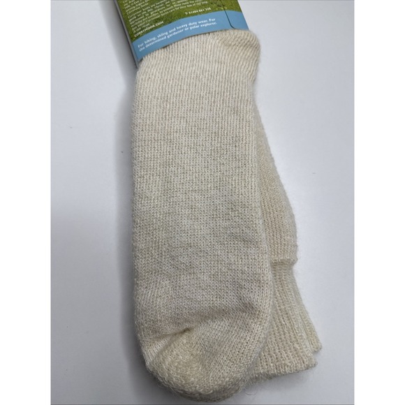 Corrymoor Mohair Explorer Ivory Cushioned Thick Knee Sock Size 11-13 NWT - Picture 6 of 6